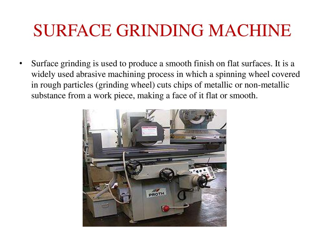 Grinding on sale machine ppt